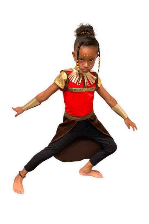 Cosplay Toddler/Girls Wakanda warrior costume.